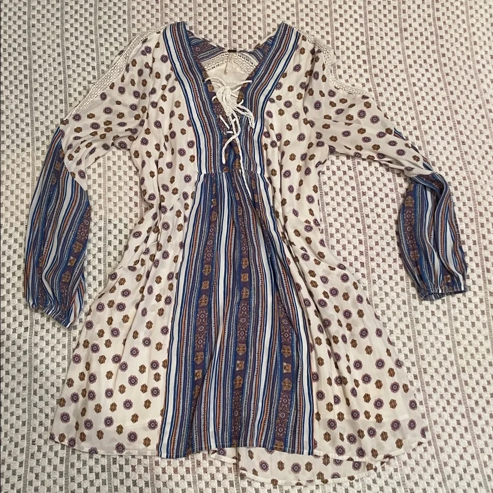 Free People Rain or Shine Tunic Dress